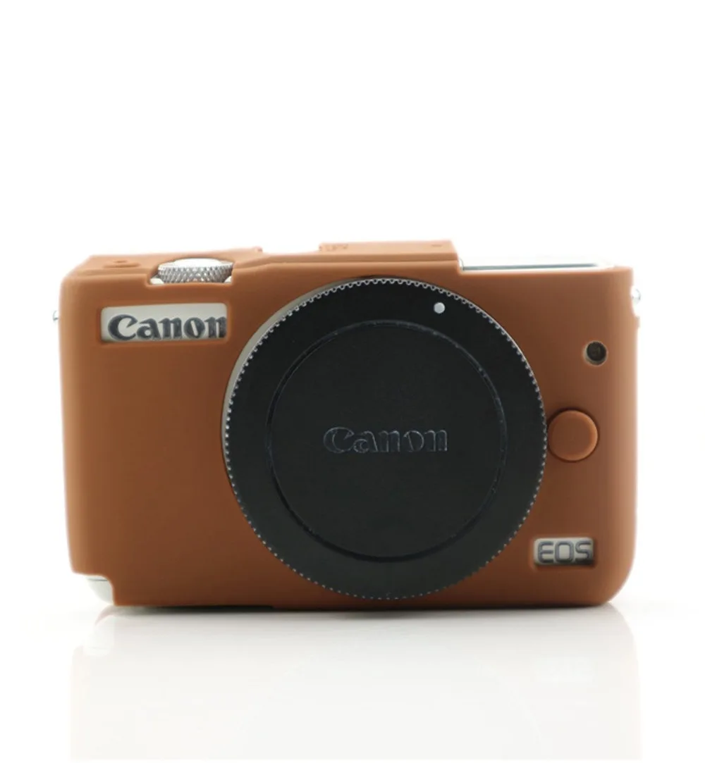Силиконовая кожа брони чехол корпус протектор для Canon EOS M100 M10 M6 M3 корпус камеры только