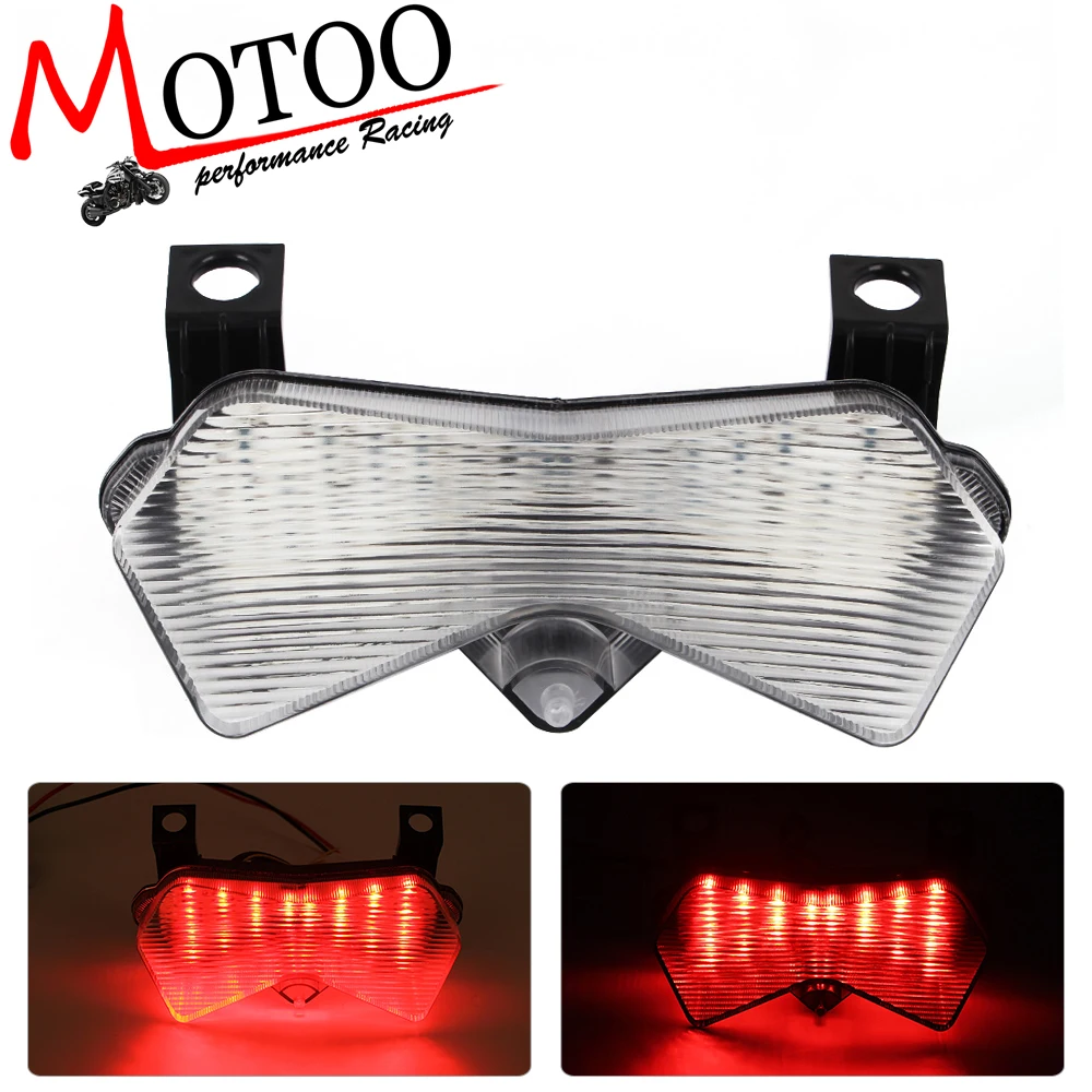 

Motoo - Motorcycle LED Rear Turn Signal Tail Stop Light Lamps For Kawasaki 636 ZX6R 2003-04