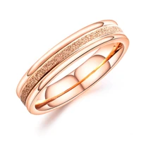 2019 fashion rose gold color rings for women beautiful pretty female ring jewelry accessories wholesale new arrival