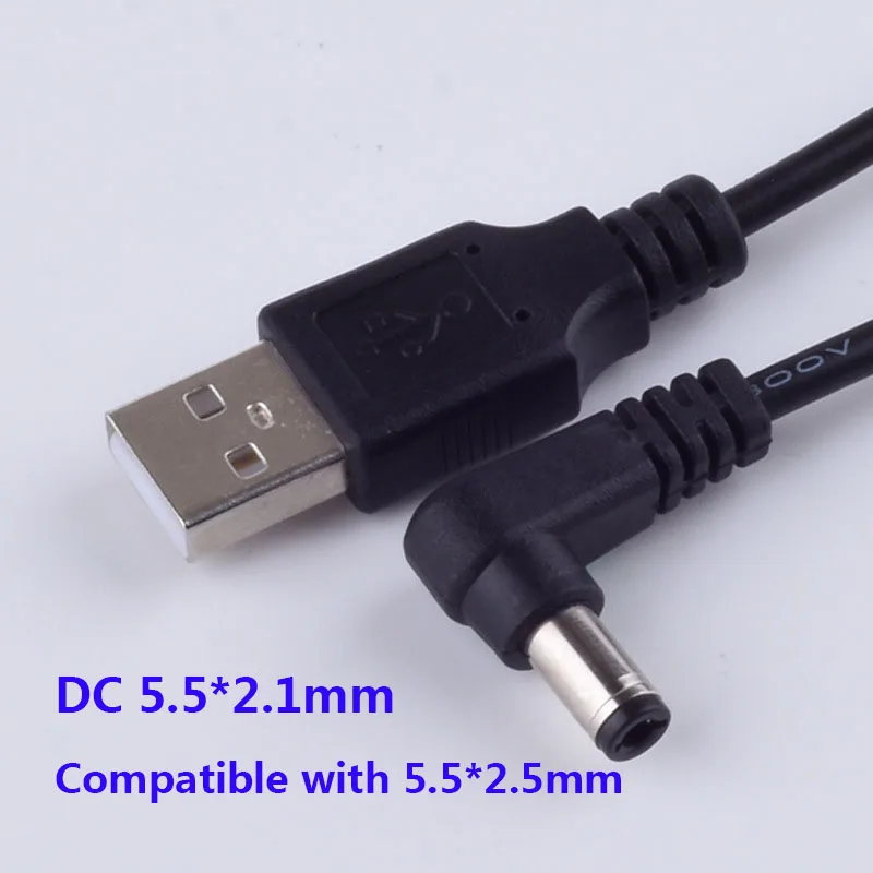 Разъем питания постоянного тока USB преобразователь в DC5 5 х2 1 мм/DC5 мм L образный