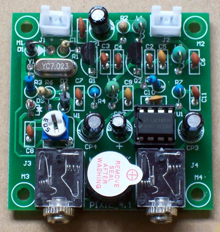 12V Power HAM RADIO 40M CW коротковолновый модуль приемника передатчика QRP Пикси 7 023 МГц-7 026