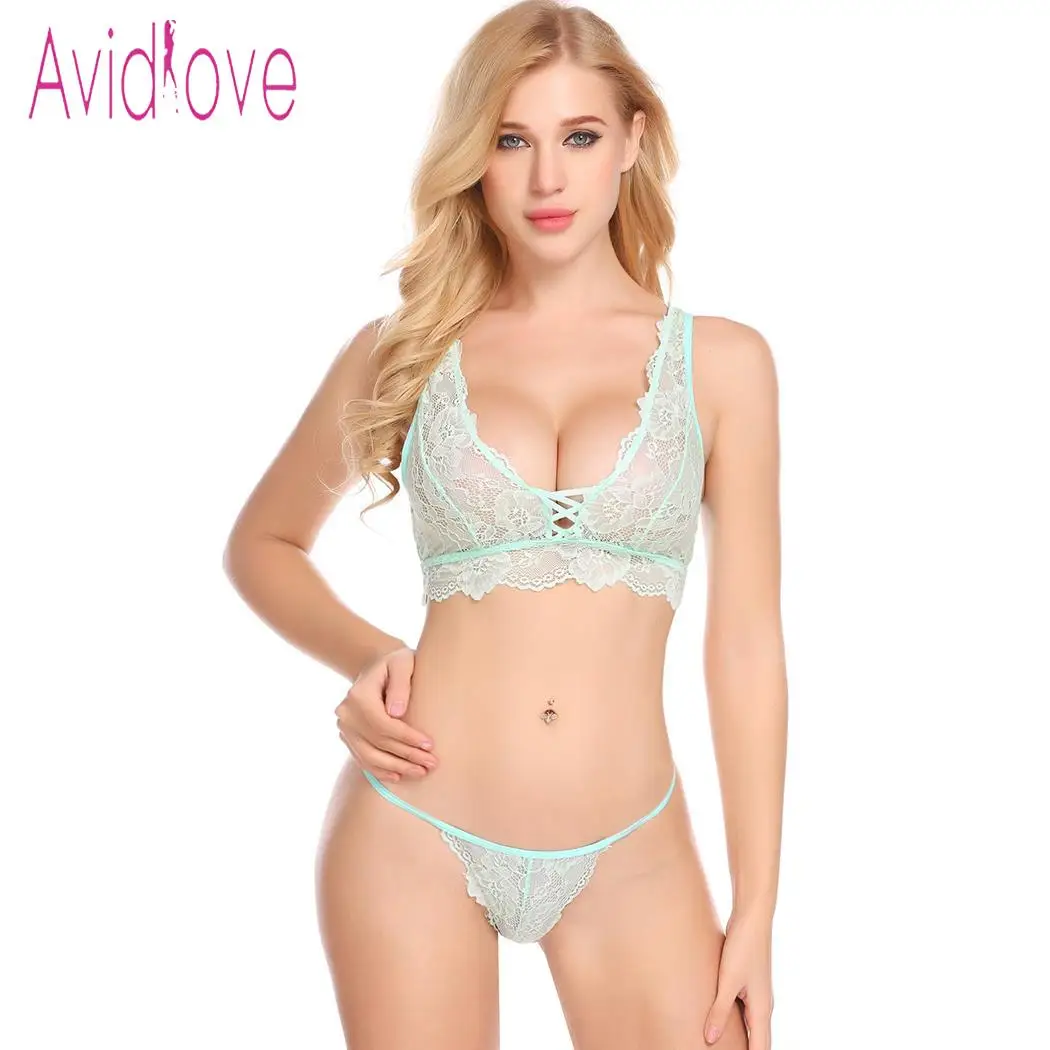 Avidlove женское сексуальное нижнее белье костюмы Babydoll кружевной ремешок пэчворк