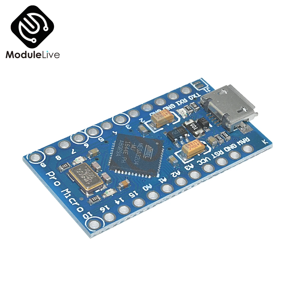 1 шт. Pro Micro для Arduino ATmega32U4 контроллер USB 5 в 16 МГц Atmega32U4 плата модуль Repalce ATmega328 Mini