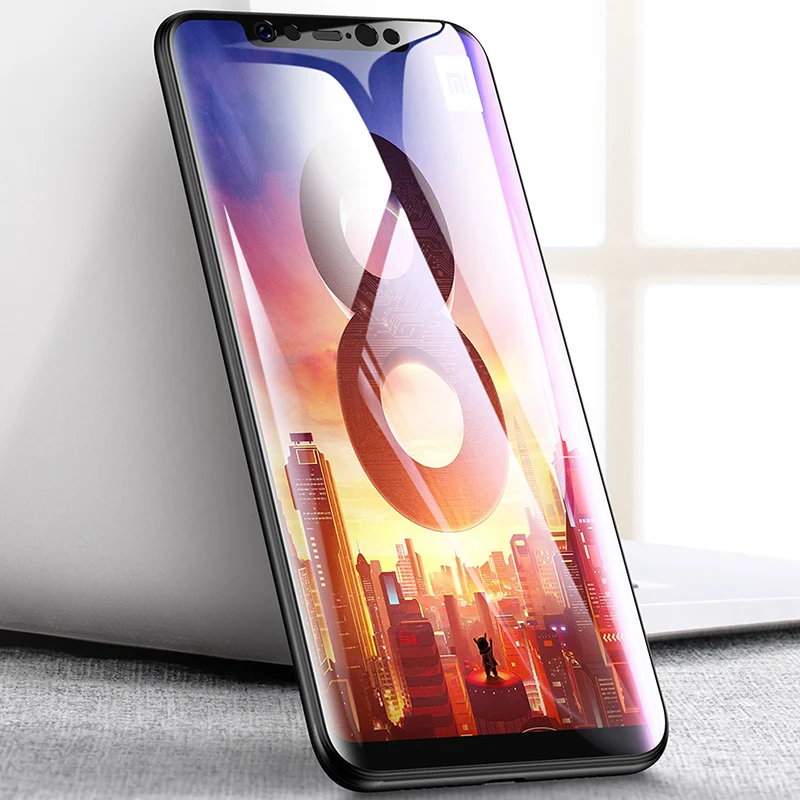 Полное покрытие Экран протектор для Xiaomi 8 MIX2 Note3 5 плюс Стекло закаленное стекло 9h