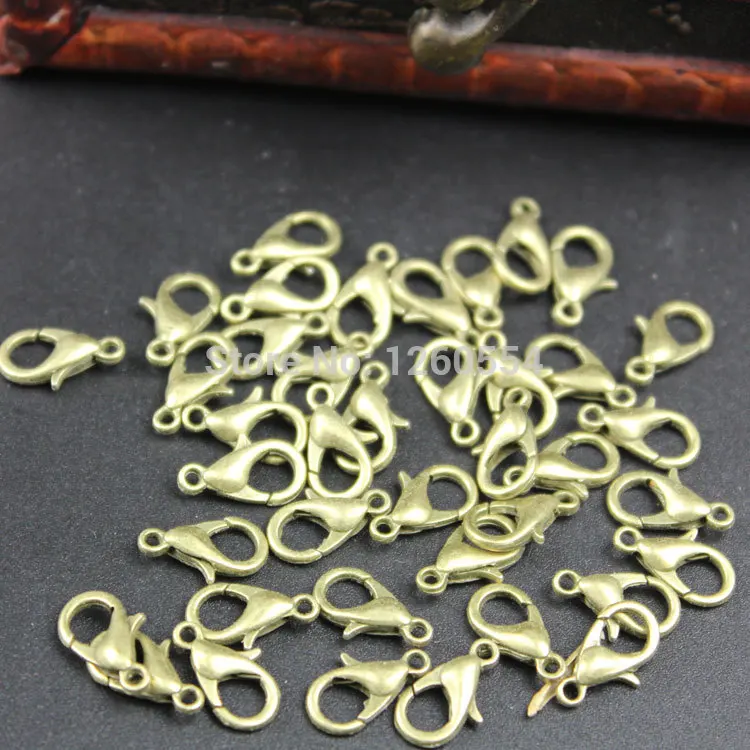 Аксессуары для рукоделия в стиле ретро P1516 старинный Бронзовый сплав застежка