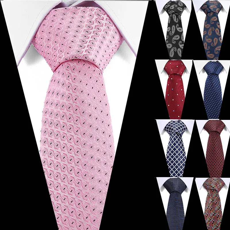 

100% Silk tie skinny 7.5 cm floral necktie high fashion Polka dot ties for men slim cotton cravat neckties mens 2019 gravatas