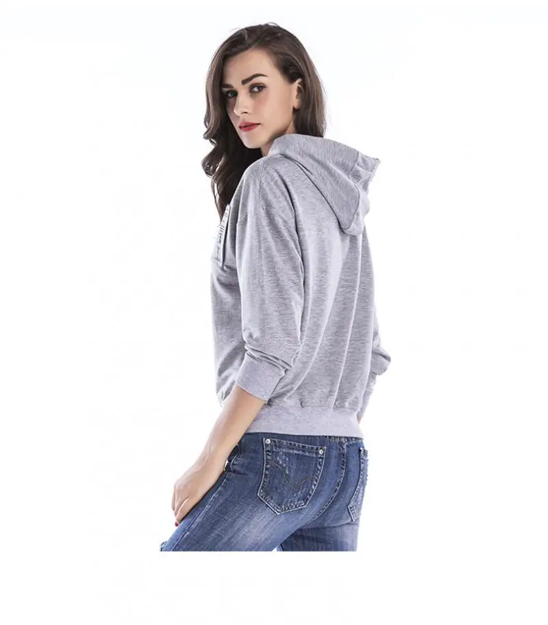 

Autumn Winter Fashion Letter Printed Harajuku White Grey Pullover Loose Women Hoodies Sweatshirts Female Casual Hooded Tops Xxl