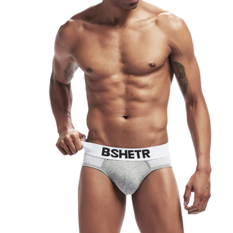 BSHETR фирменные дышащие Cueca мужские шорты-боксеры хлопковые Для мужчин нижнее