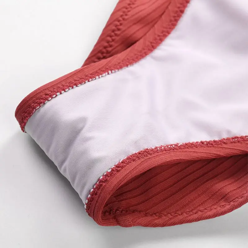 Women One Piece Bikini Plunging V-Neck Backless Monokini Hollow Out Cross Bandage Back Swimsuit Solid Color Thread Stripes Ruche | Женская