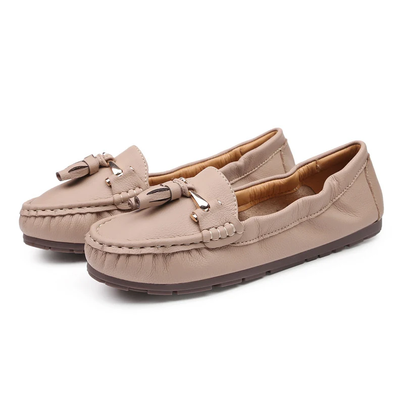 2019 г. Женские Летние балетки с бахромой на плоской подошве без шнурков большие