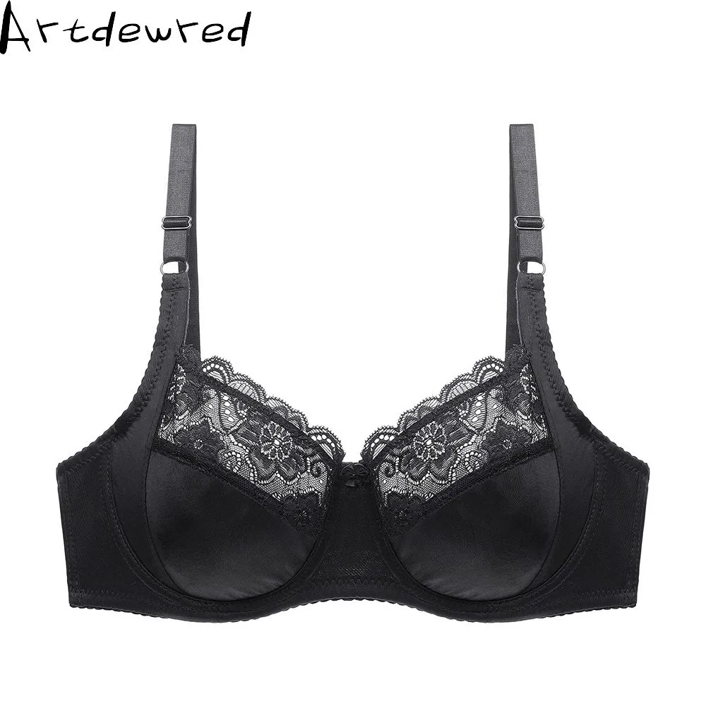 

Plus Size 36-46 Big Cup BCDE Cup Unlined Bra Women Basic Underwear Full Coverage Underwire Supportive Bh