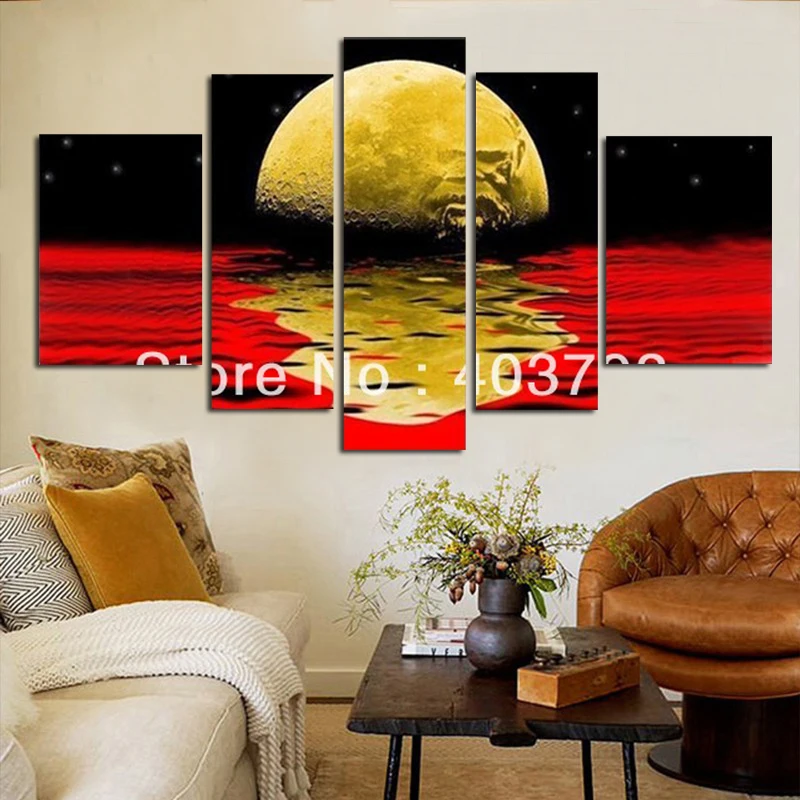 Купить по цене распродажи ручная роспись пейзажа пейзаж группа картина маслом на