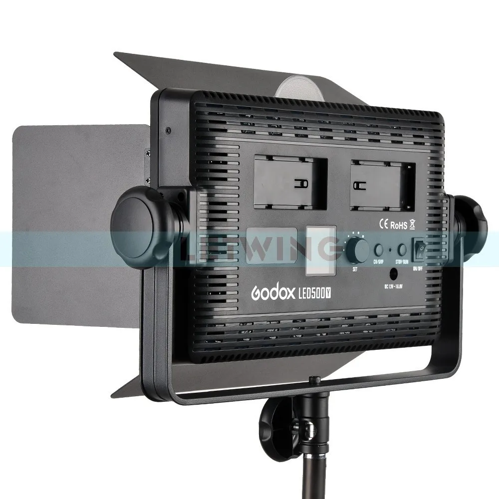 Видеолампа Godox LED 500C + аккумулятор PB960 кабель питания LX для фотографии|kit change|kit scalekit