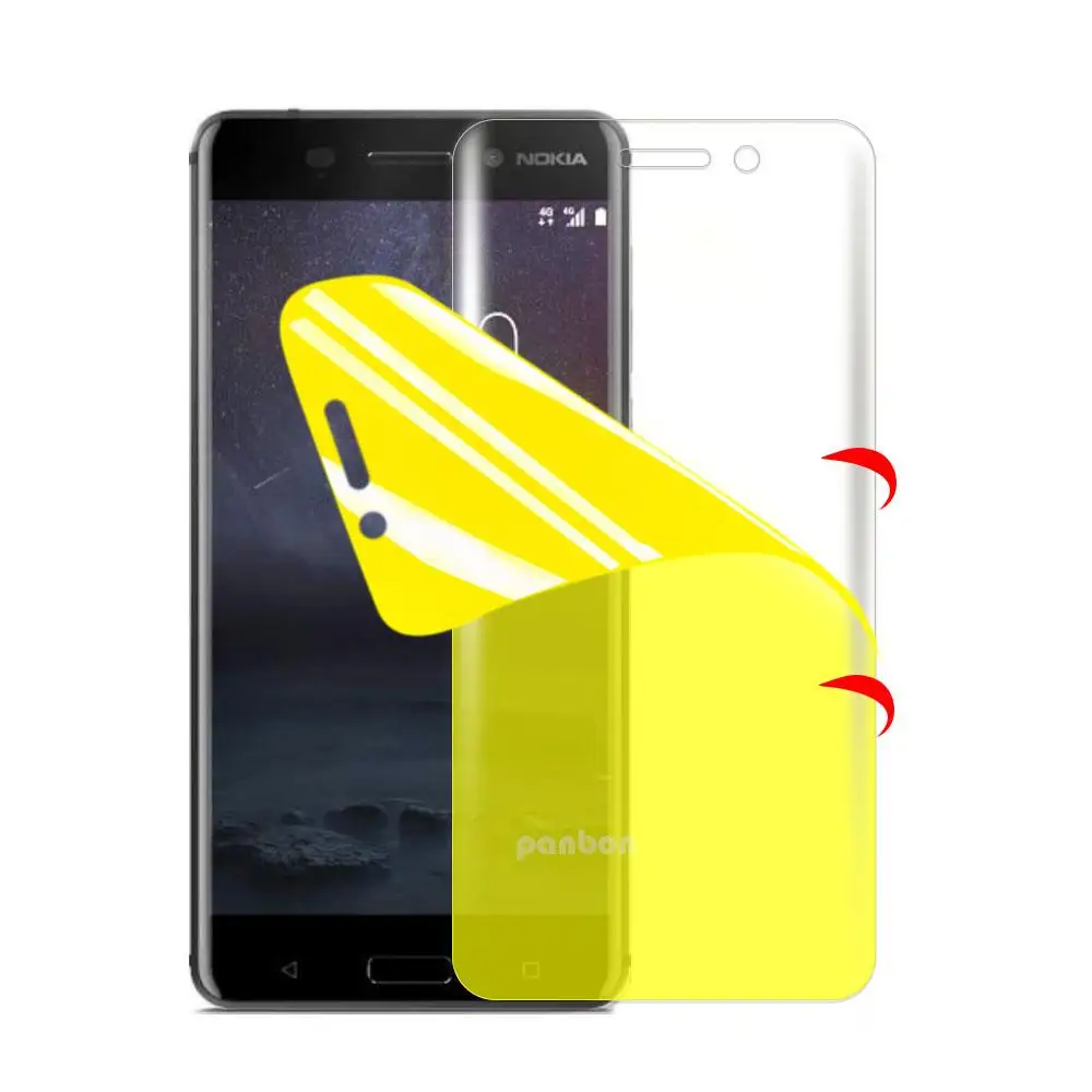 Полностью Гидрогелевая защитная пленка 7D для Nokia 2 1 3 5 Plus X5 6 X6 7 X7 8 Защитная экрана