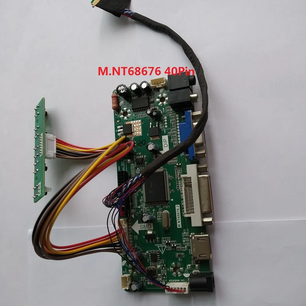 For B173RW01 V.3 Controller kit LCD LED Panel Screen VGA HDMI DVI LVDS Driver board monitor Card 1600X900 17.3"