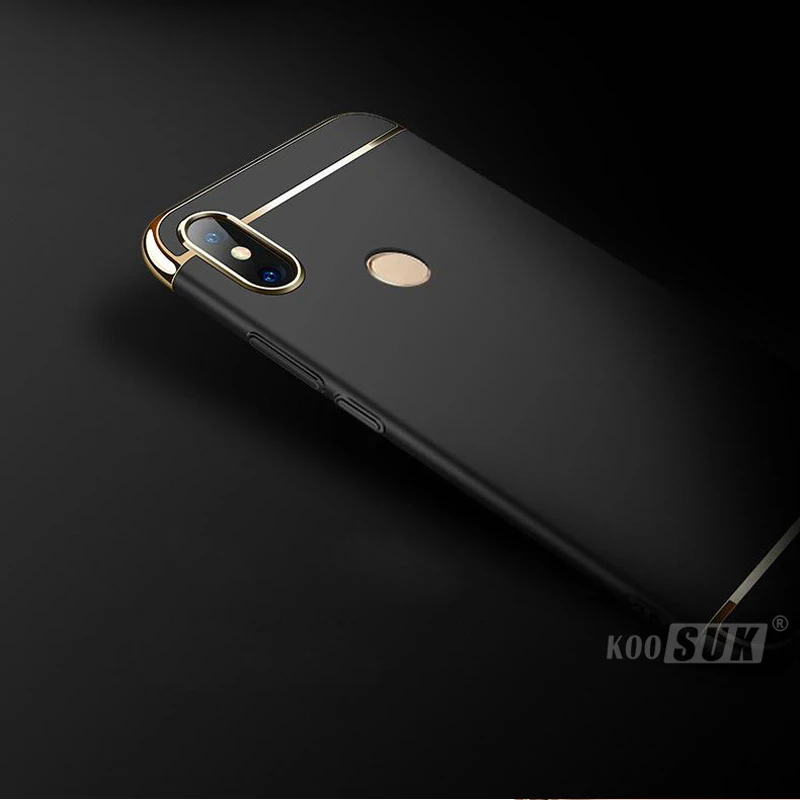 Чехол для Xiaomi Mi A2 MiA2 чехол Mi6X Роскошный с электронным покрытием 3 в 1 жесткий