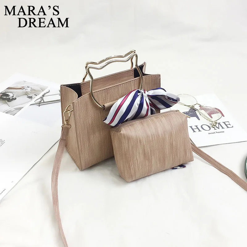 Mara's Dream 2018 дизайнерские милые женские кожаные сумки на плечо с верхними ручками