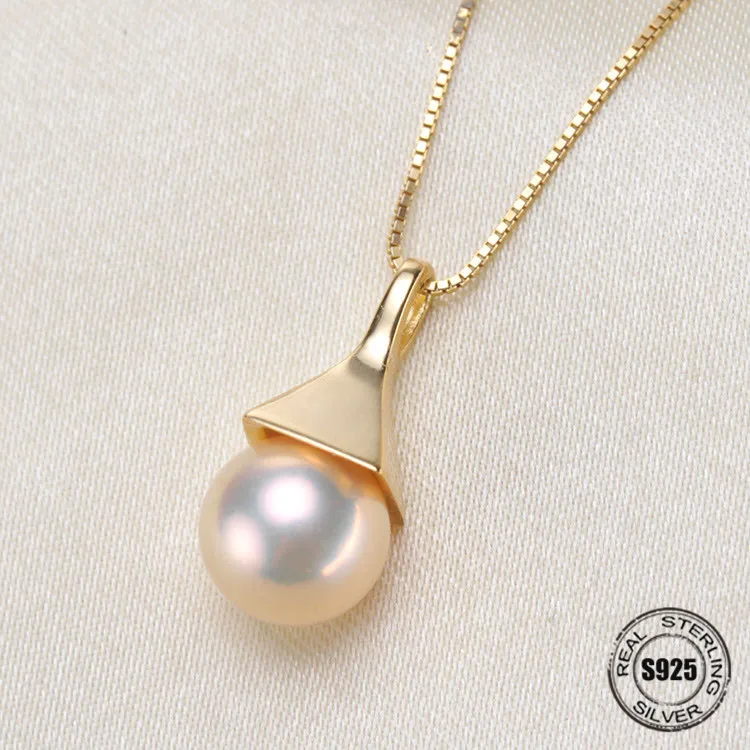 Special offer The new 925 Sterling Silver Pearl Pendant Necklace Findings Jewelry Parts Fittings Women Accessories | Украшения и