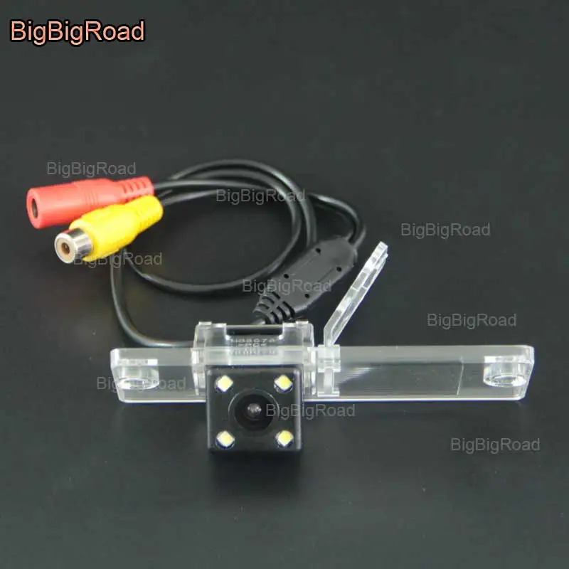 

BigBigRoad Car Intelligent Dynamic Track Rear View Camera Backup Camera Waterproof For Mitsubishi Pajero 2009-2012 Zinger L200
