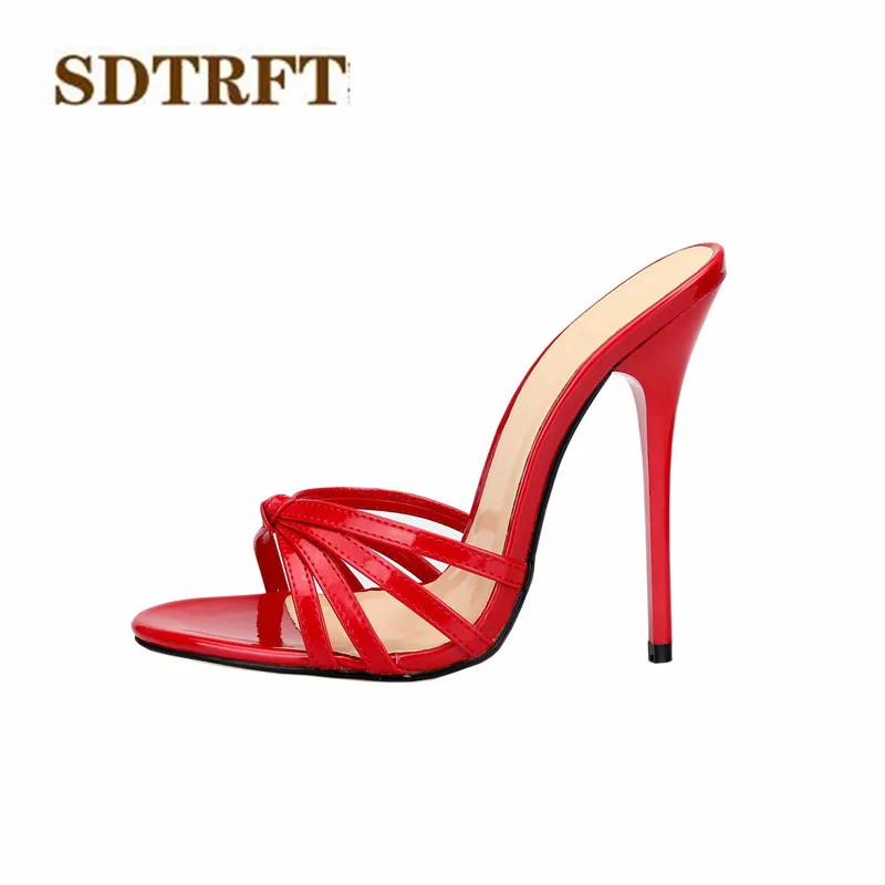 Женские вечерние босоножки SDTRFT летние элегантные на тонком высоком каблуке 13 см