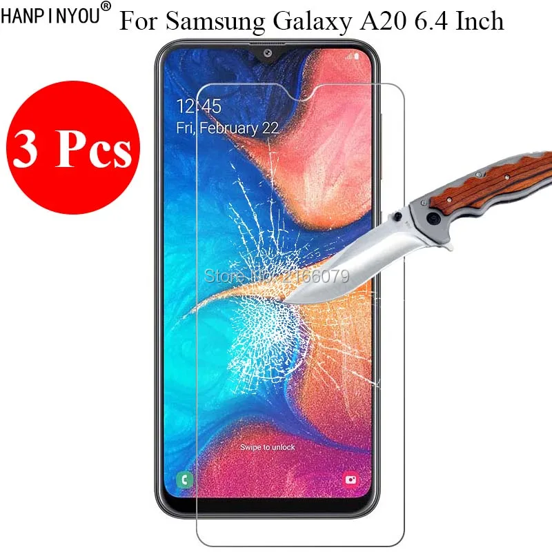 3 шт./лот новинка 9 H 2.5D закаленное стекло Защита экрана для Samsung Galaxy A20 6 4 &quot