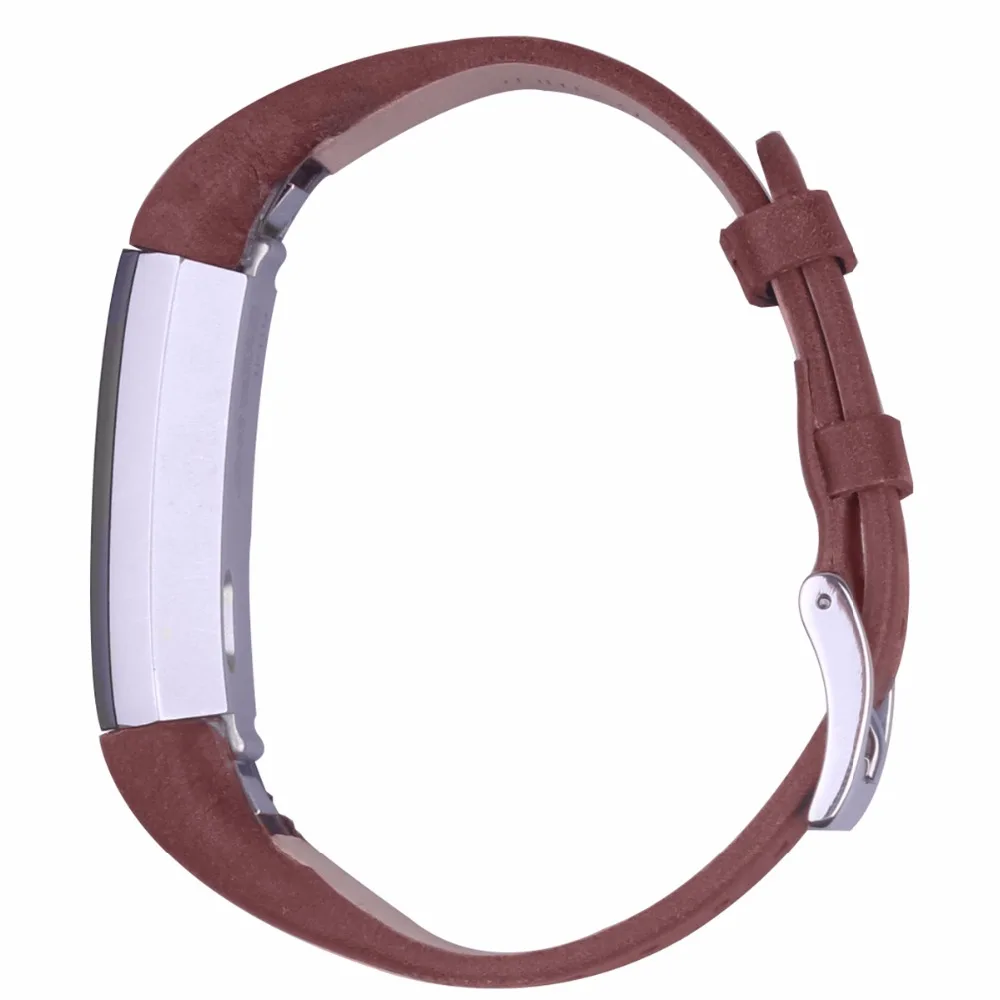 Высококачественный подлинный кожаный браслет ремешок Браслет Для Fitbit Alta Tracke сменный Браслет коричневый черный красный