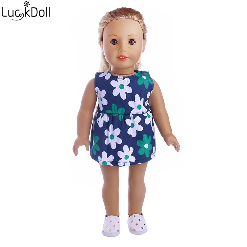 Высококачественное вечернее платье LUCKDOLL 18 дюймов американская кукла 43 см