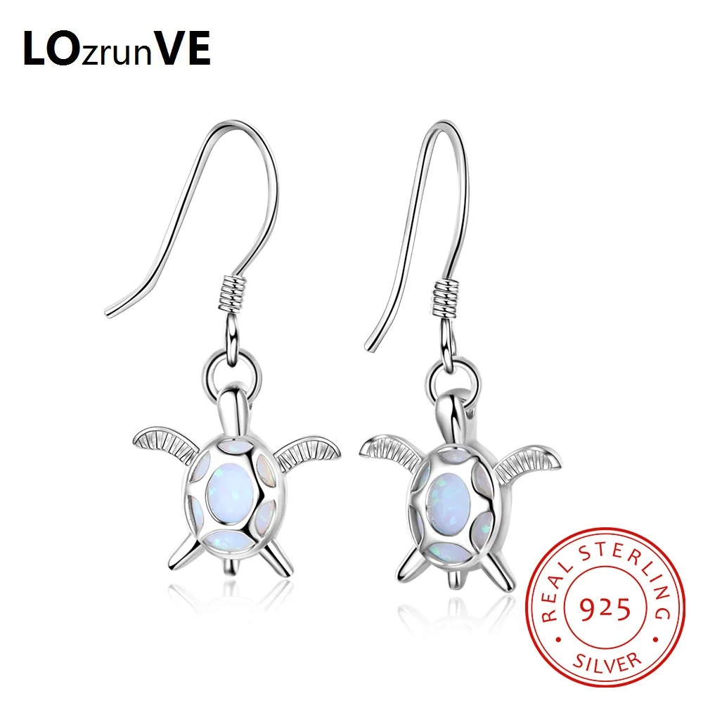 Lozrunve оригинальный 2018 Фирменная Новинка Jewelry стерлингового серебра 925 черепаха