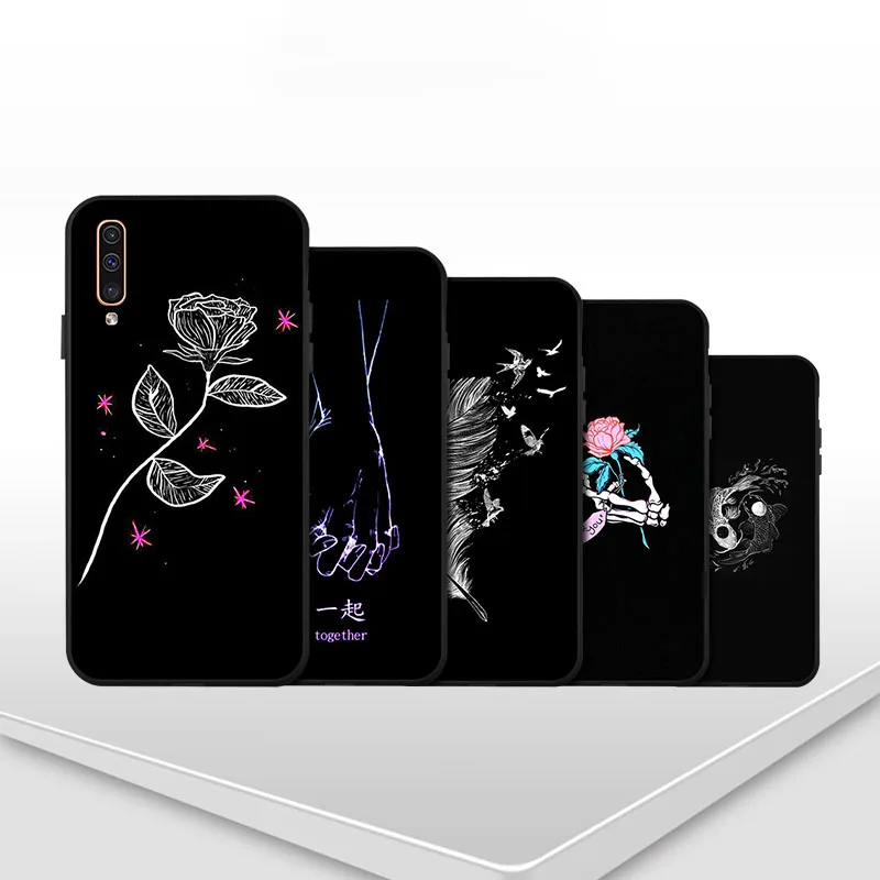 Силиконовый чехол для телефона окрашенный ТПУ samsung a50 iphone 6 7 8 xs huawei honor 8x 10|Сумки