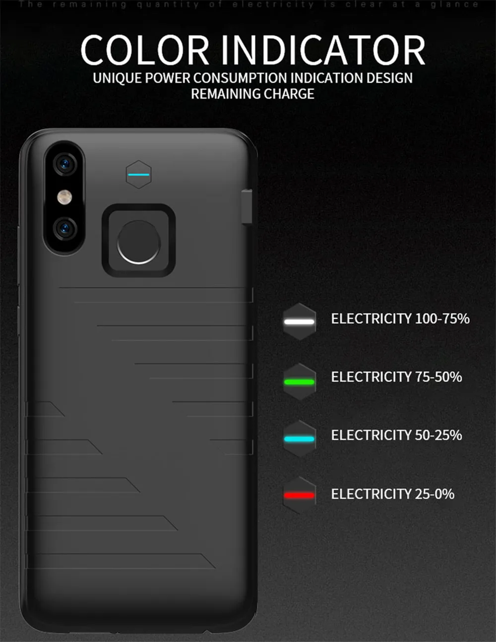 6800 мАч чехол для зарядного устройства для Xiaomi Mi 8 портативный зарядный внешний аккумулятор чехол для телефона чехол для Xiaomi Mi 8 чехол для зарядного устройства телефона