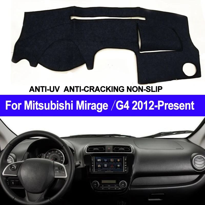 

Car Dashboard Cover For Mitsubishi Mirage / Mirage G4 2012 2013 2014 2015 2016 2017 2018 2019 Presen LHD of RHD Auto Sun Shade