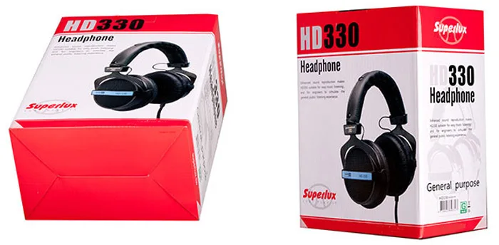 Superlux HD330 полуоткрытые динамические аудиофиловые наушники и наушники для мониторинга и музыкальных развлечений DJ гарнитура