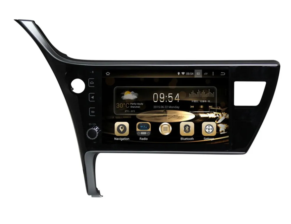 Автомобильный Восьмиядерный DVD проигрыватель 10 1 дюймов Android 8 0 7 GPS навигация для