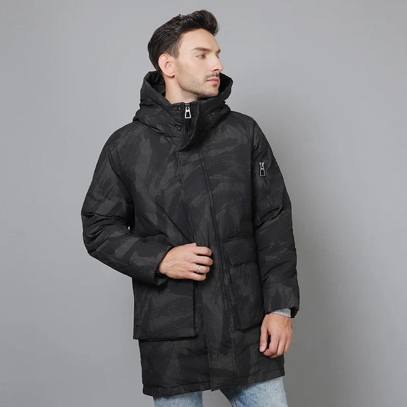

Long down jacket winter man fahsion