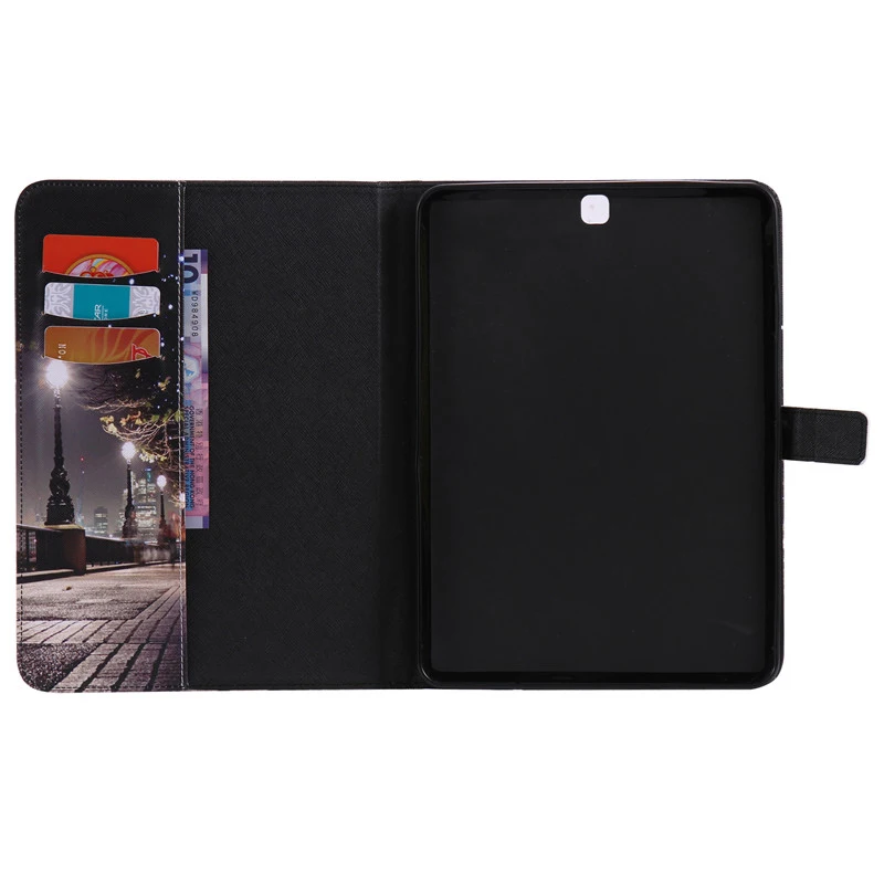 Чехол для планшета Samsung Tab S2 9 7 чехол SM-T810 T815 T813 T819 принтер чехол-портмоне из
