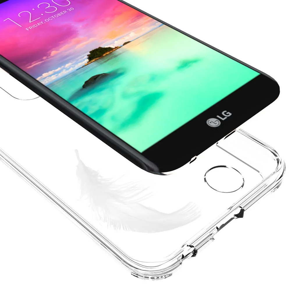 Тонкие мягкие жесткие акриловые задние чехлы из ТПУ для LG K20 Plus/K20 V/LV5/K10 (2017) @ |