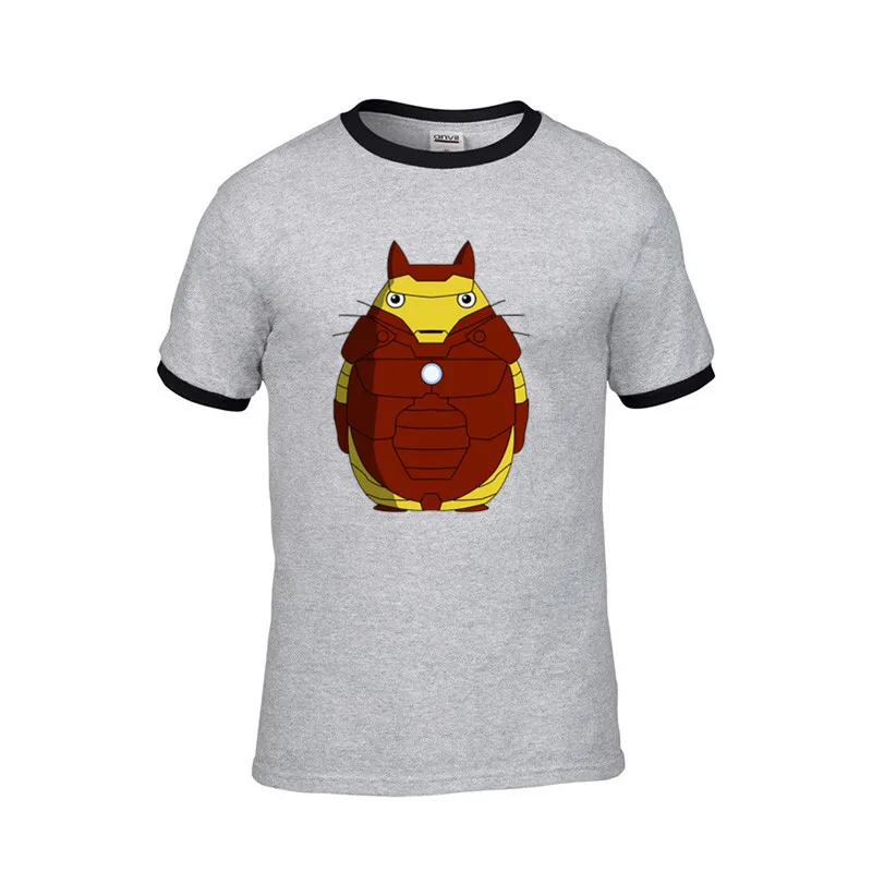 My Iron Totoro neigher забавные мужские футболки для повседневной носки с принтом аниме