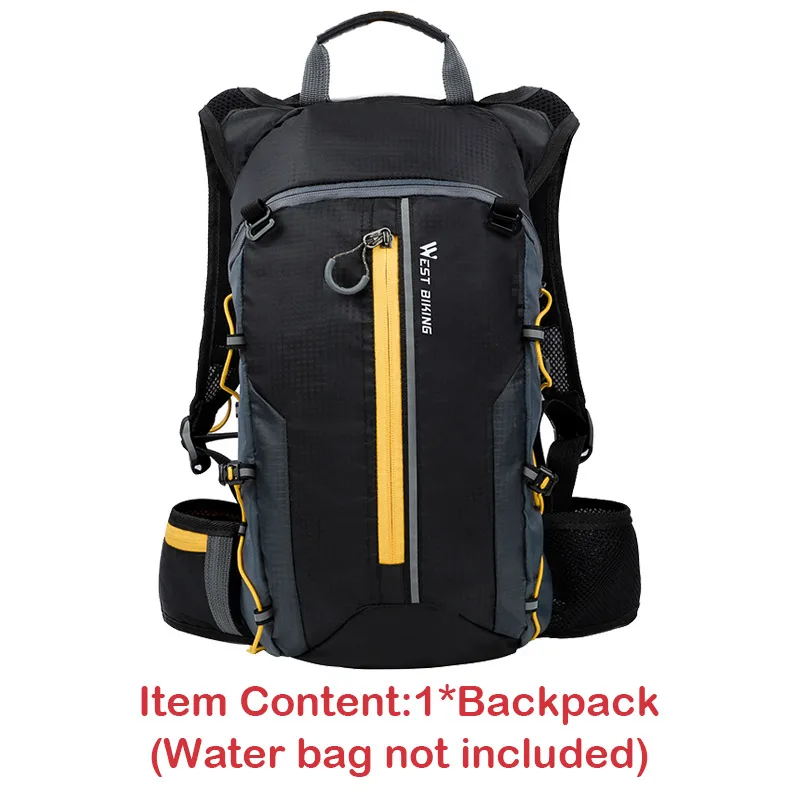Yellow Bag Only WEST BIKING велосипедная сумка, водонепроницаемая, для спорта на открытом воздухе, 10л, переносная, складная, для велоспорта, сумка для воды, рюкзак для пешего туризма, альпинизма, велосипедный рюкзак - Цвет: Yellow Bag Only