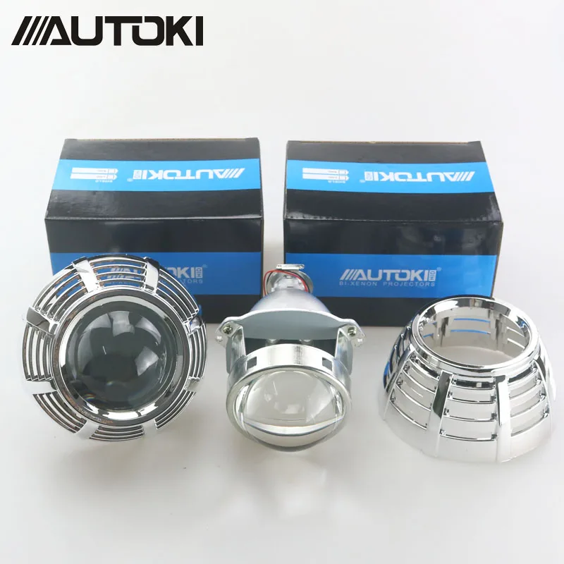 Автостайлинг Autoki 3 0 биксеноновый объектив с высоким/ближним лучом линза для