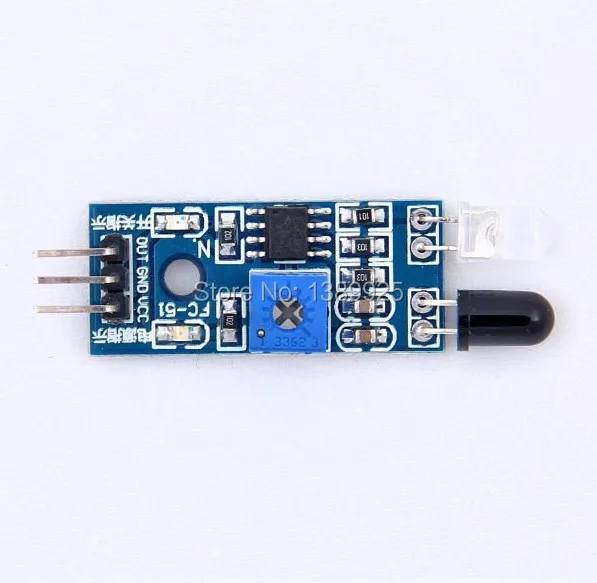 Free Shipping 10pcs/Lot Hot Sale Avoid IR Infrared Obstacle Smart Car Reflection Photoelectric Sensor Module | Электронные