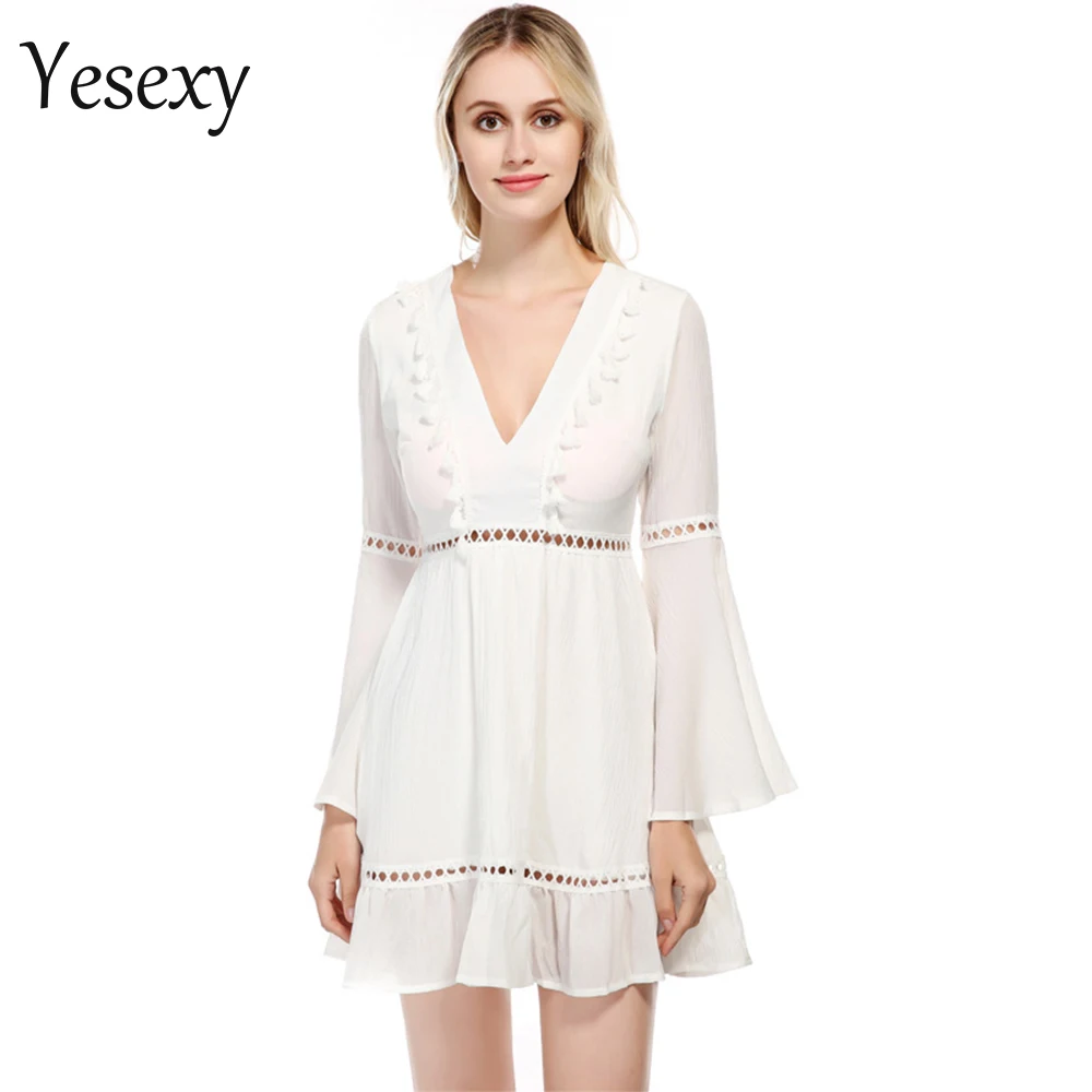 Yesexy 2018 Для женщин пикантные летние Европейский и американский стиль цвет
