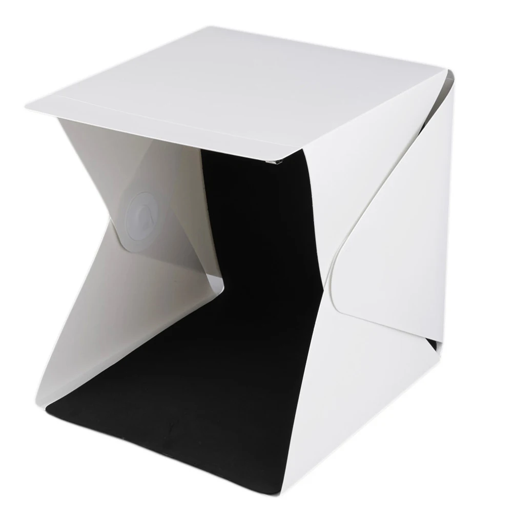 Mini Folding Detachable Photo Studio Portable LED Light Room Photography With 2pcs Background Fabric | Электроника