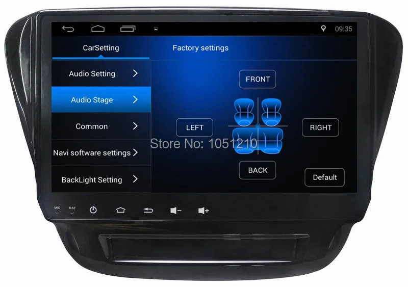 Ouchuangbo 9-дюймовый автомобильный аудио gps радио навигатор для Chevrolet кавалер с BT aux Wifi