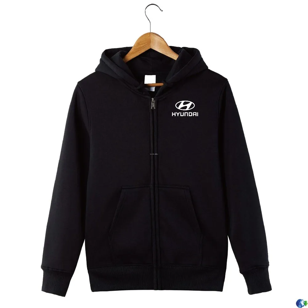 for man and woman fall winter Hyundai sweatshirt 4s store fleece jacket zipper coats clothes | Мужская одежда