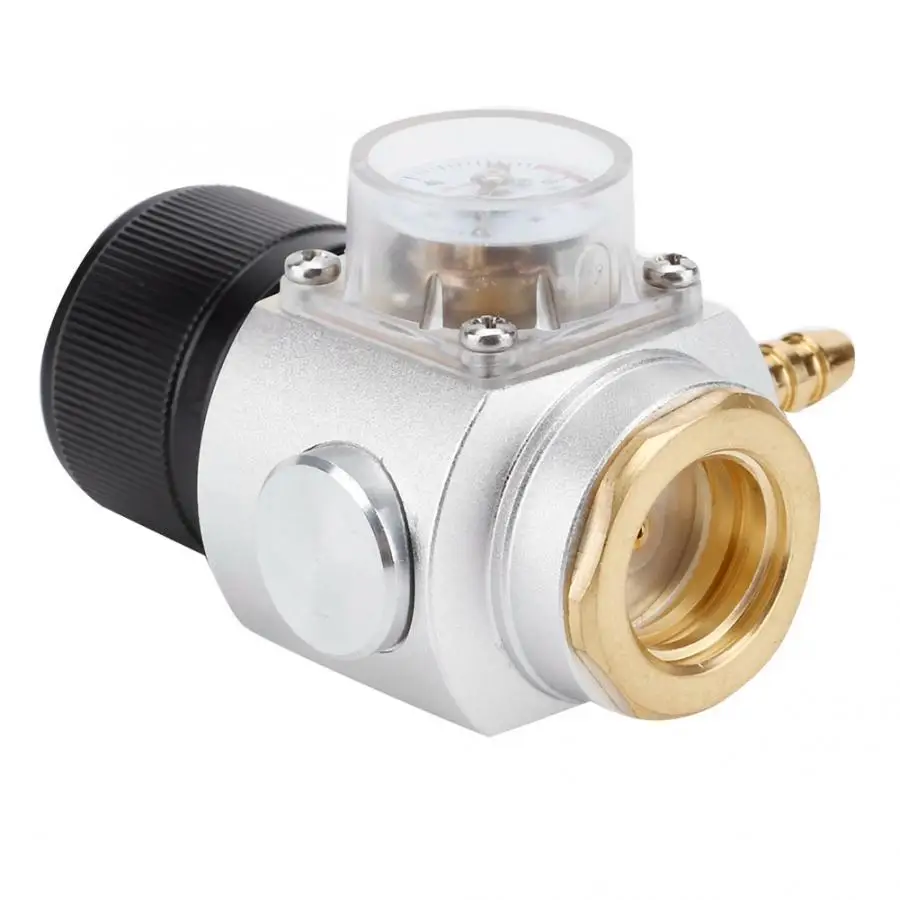 CO2 мини газовый регулятор T21* 4 нить CO2 зарядное устройство Комплект 0-90 PSI Для Европейского пива Kegerator