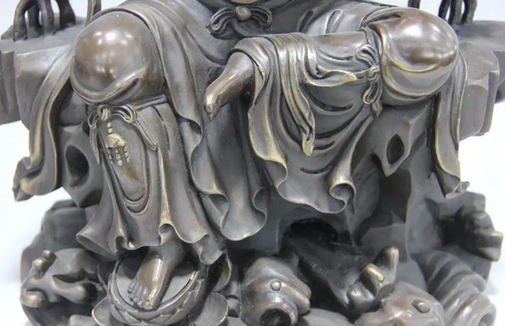 Бесплатная доставка 16 медные бронзовые Писания свободы Гуаньинь Кван Инь