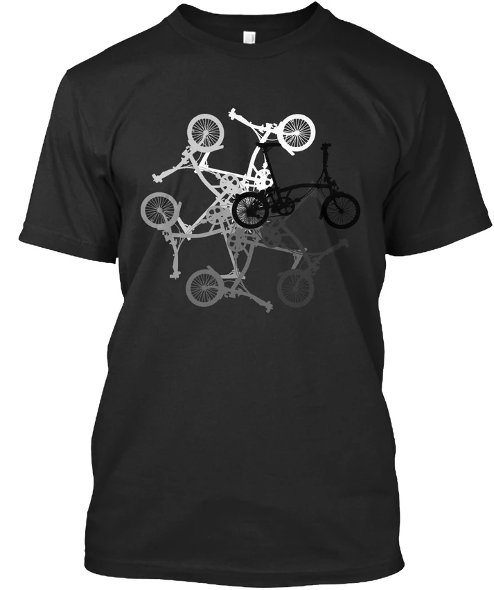 Бромптон Pinwheel Премиум тройник T Shirt100 % хлопок Повседневный|Мужские футболки| |