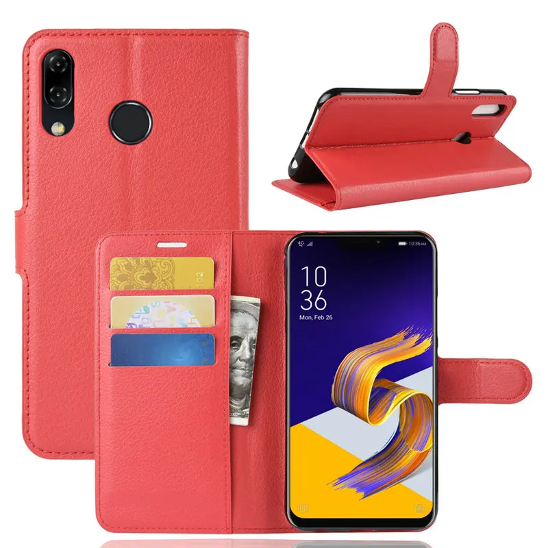 Zenfone 5 ZE620KL кожаный чехол-Бумажник для телефона Asus 5z ZS620KL 6 2 Чехол-книжка Etui Capa Coque