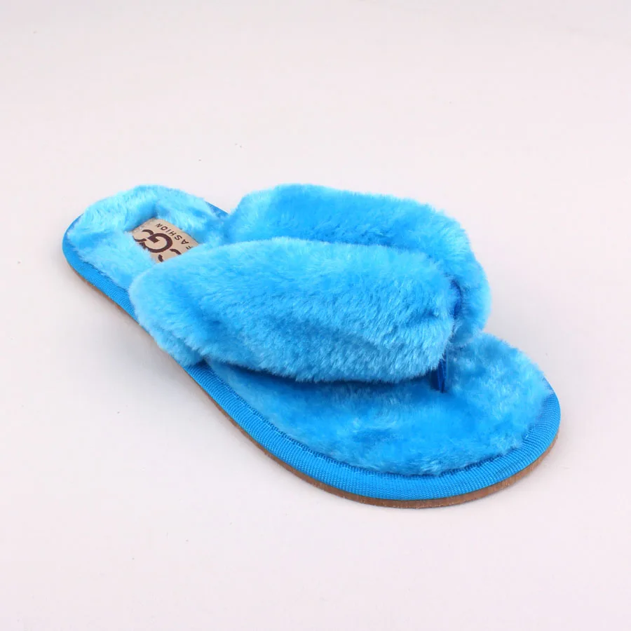 

8 colors Natural Sheepskin Winter Warm Fur Slippers Women Home Shoes Women Indoor Slipper 2020 Luxury Furry Slippers