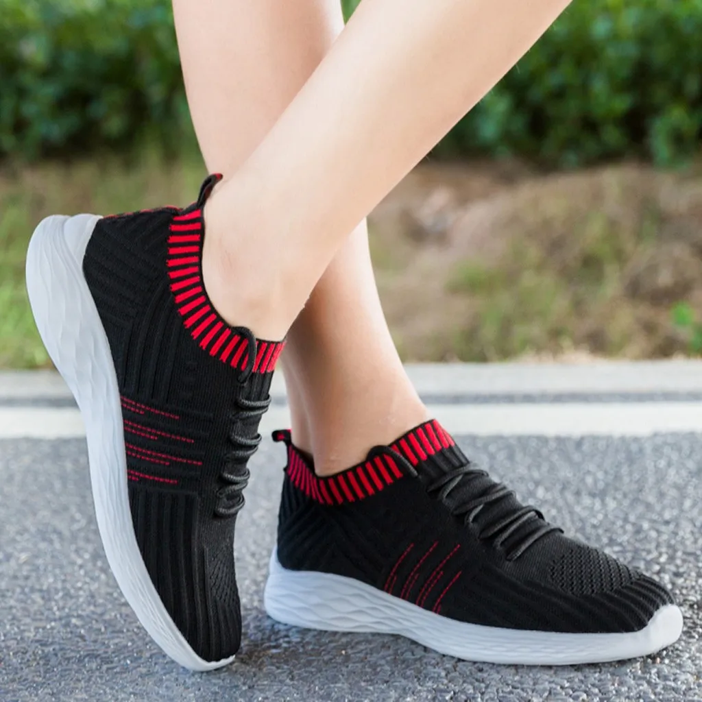 SAGACE спортивная женская трикотажная обувь дышащая для бега мягкий светильник